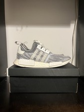 Adidas NMD R1 Glitch Camo White Black Men  s 10.5 BY1911