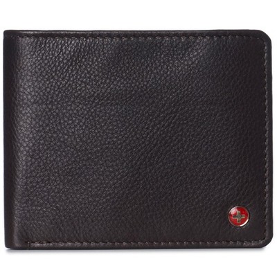 Alpine Swiss Men's Bifold Wallet, Slim Leather Wallet, RFID Blocking, Gift Box