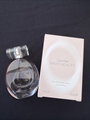 Sheer Beauty by Calvin Klein for Women EDT Spray 1 oz - New In Sealed Box