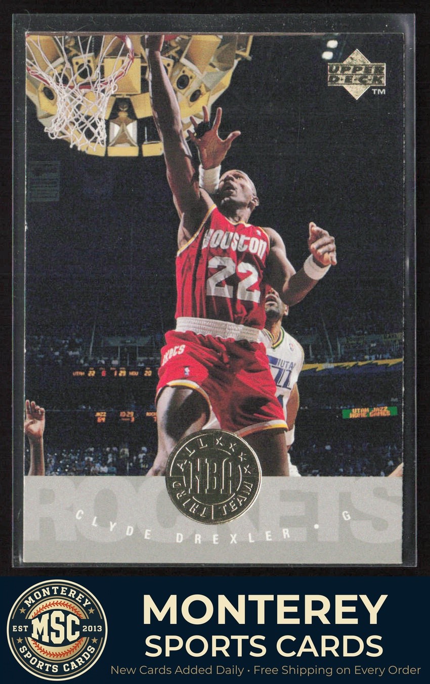 Clyde Drexler 1995-96 Upper Deck #180 Houston Rockets
