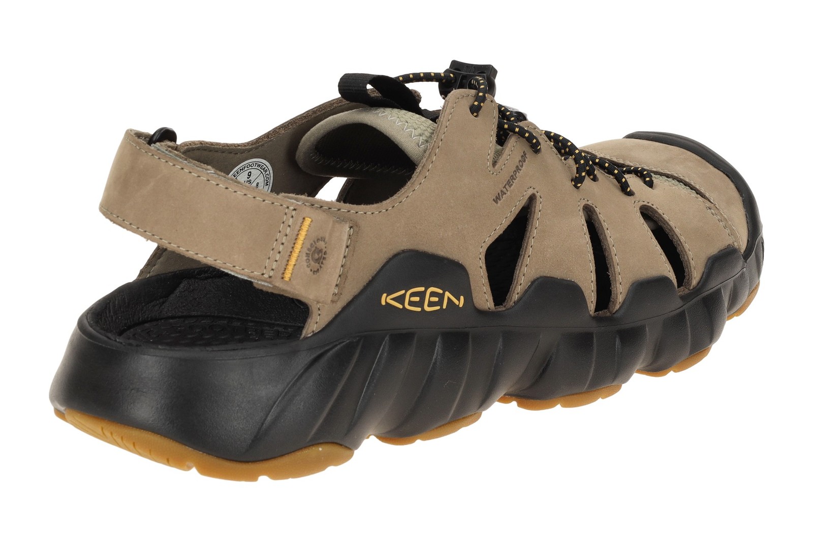 Keen HYPERPORT FISHERMAN LEATHER sandalo uomo marrone NUOVO