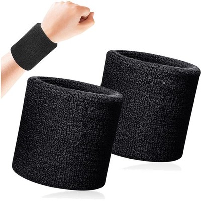 2-pack sweatbands, wrist sweatband, fitness arm sweatband, sports sweatband a...