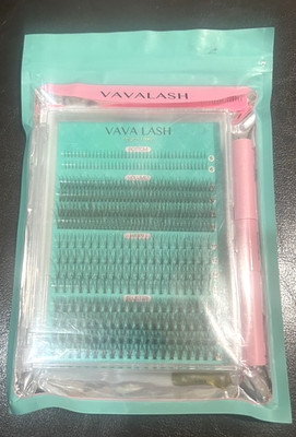 VAVALASH DIY Lash Extension Kit 280 Clusters Individual Kit, Strong Bond Glue US
