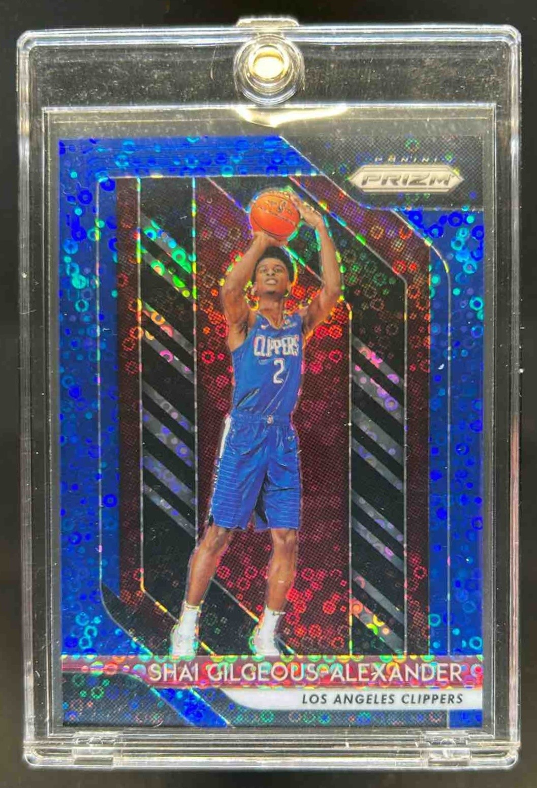 2018-19 Prizm Shai Gilgeous-Alexander Prizms Fast Break Blue RC #117/175