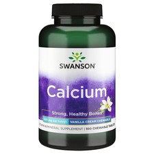 Swanson Chewable Calcium 500 mg 100 Chewable Tablets