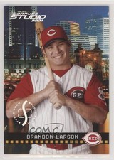 2004 Donruss Studio Studio Proofs Silver 73/100 Brandon Larson #59 0d5