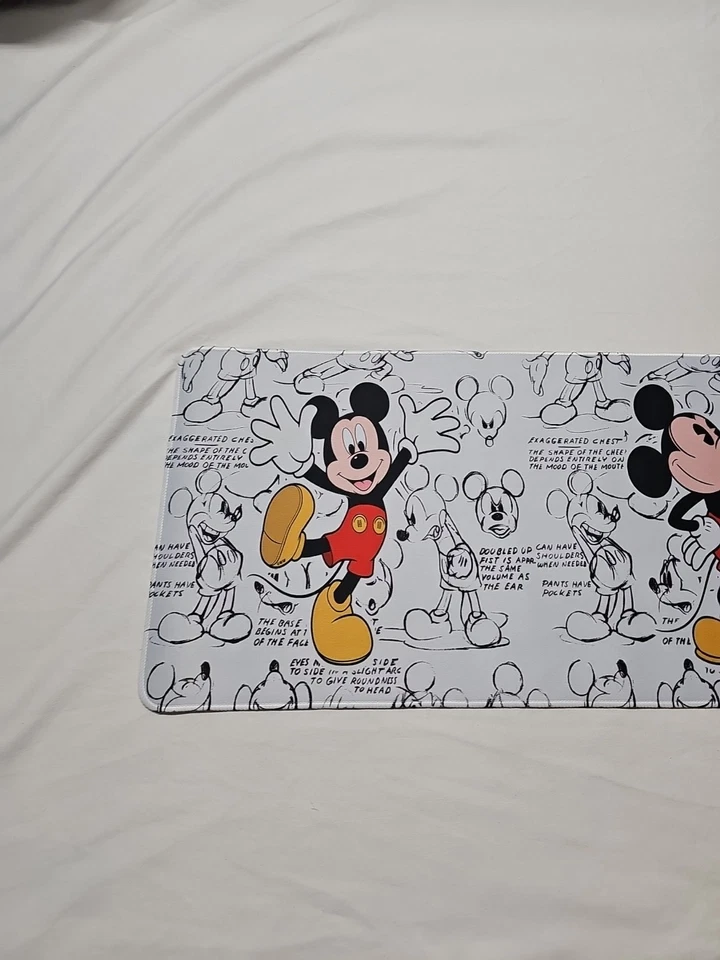Disney Mickey Mouse Desk Mat – 23” x 11.5” XL Mouse Pad Gaming Non-Slip - Image 2 of 4