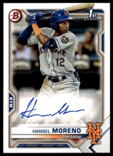 2021 Bowman #PAPR-HM Hansel Moreno 1st Autographs New York Mets