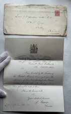 1912 British Museum NH Letter to HMS Ganges Harwich Royal Navy Cover & Seal