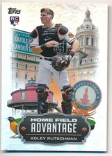 ADLEY RUTSCHMAN 2023 TPOPS #HA8 RC ROOKIE HOME FIELD ADVANTAGE ORIOLES MINT SP