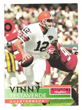 1995 SkyBox Impact NFL Football Cleveland Browns Vinny Testaverde