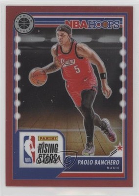 2023 NBA Hoops Premium Stock Rising Stars Red Prizm /275 Paolo Banchero #295 1aj