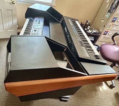 Argosy Dual 15K-803 Keyboard Workstation with Mahogany Trim