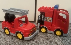 Lego Duplo 10593 Fire Station 100% COMPLETE Set Fire Truck Fireman Retired!