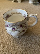 Vintage Highly Collectible ‘Queens’ Rosina China ‘Grandmother’ Mug
