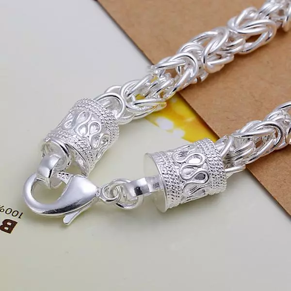 Stylish silver bracelet for boy sale