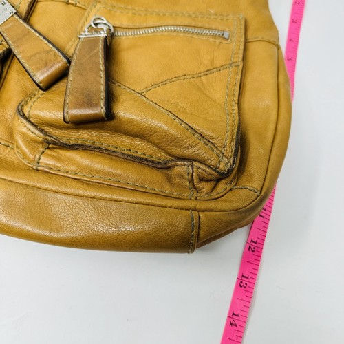 Tignanello Genuine Leather Brown Purse Satchel Shoulder Bag Handbag - Picture 8 of 11