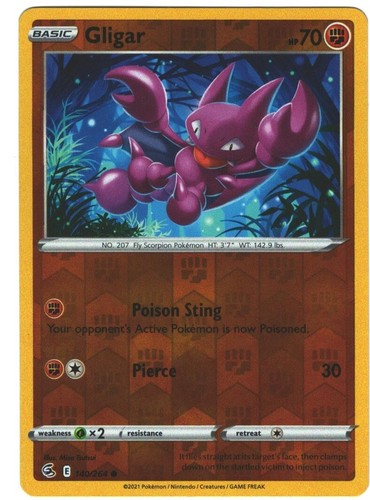 gligar pokemon card value - Mega Evolution - Inferno X - Common Card Type POKMON CARD GAME s10a 038/071