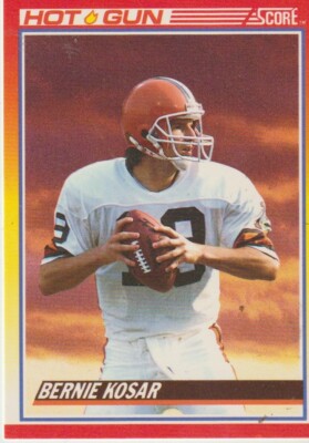 Score 1990 NFL Card Hot Gun Cleveland Browns #319 Bernie Kosar