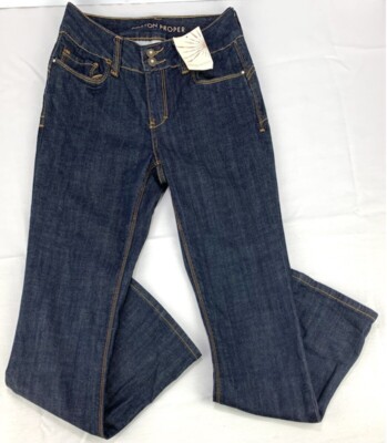 Boston Proper Women s Atrc Slim Bc Rinse Medium Wash Jeans Sz 6 NWT