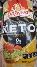 Oroweat White KETO Bread 1 Loaf  4g Protein 0g sugar NEW
