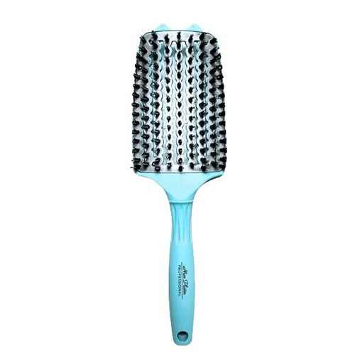Royale Luxury Ceramic Hair Brush Genius Heating Element Blue  display picture 3