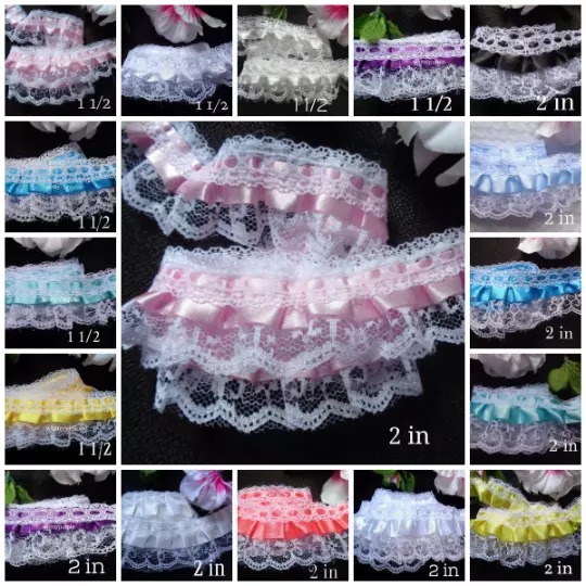 Wide ruffle trim by the yard deals
