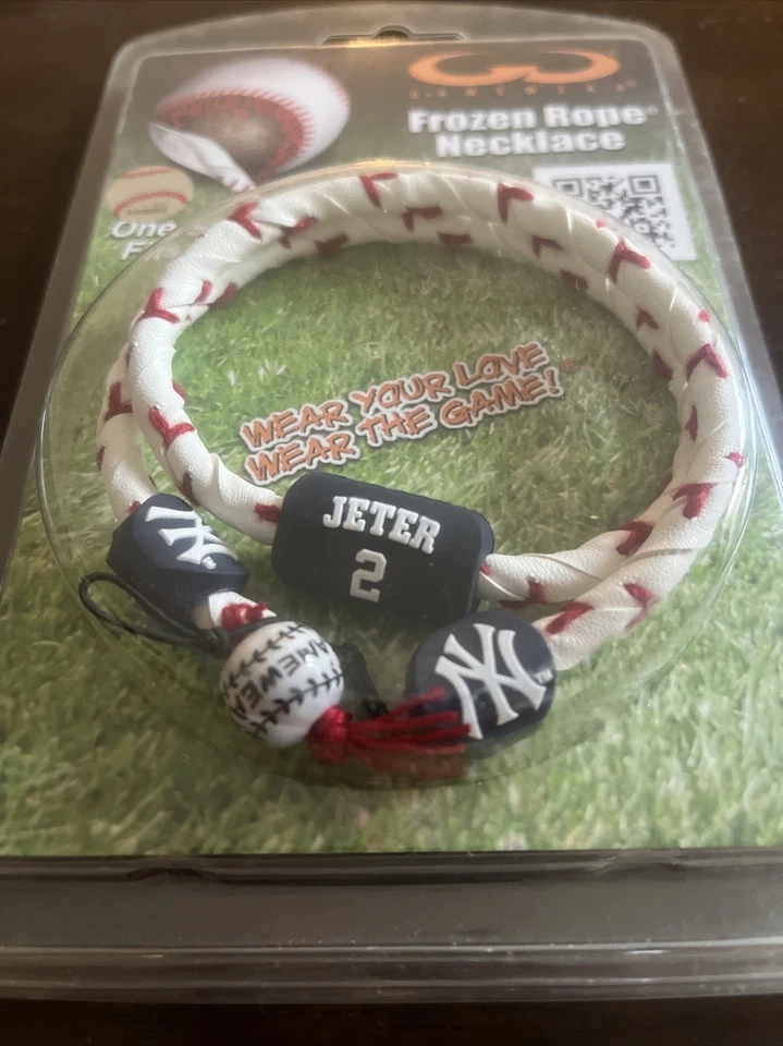 FROZEN ROPE NECKLACE NEW YORK YANKEES DEREK JETER NEW IN PACK - Image 2 of 3