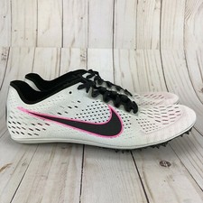 Nike Zoom Victory 3 Track  Field Spikes Mid Distance Gray Black Mens Choose Sz