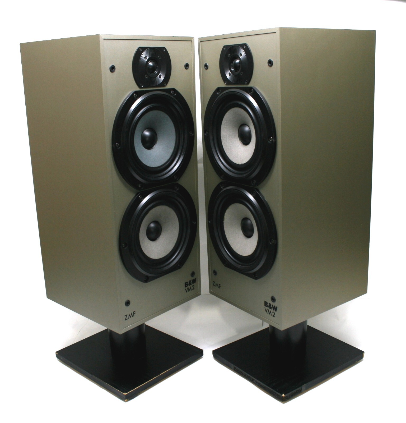 Vintage Bowers & Wilkins ZMF VM2 Floorstanding Speakers Consec Serial #s.