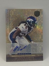 2011 Panini Gold Standard Football Auto Silver #225 Quinton Carter #/499