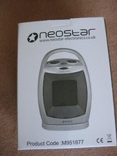 NEW/BOXED/UNUSED 'NEOSTAR' ELECTRIC FAN HEATER/M951877/1500W/PORTABLE/THERMOSTAT