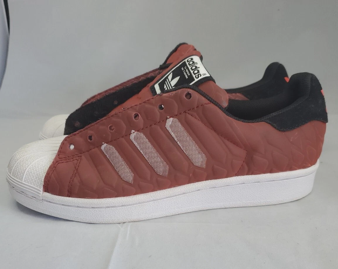 Adidas Superstar 80s Xeno All Star Red women Size 4.5 Edition | eBay