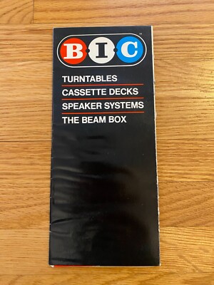 BIC Turntables Cassette Decks Speaker Systems Beat Box Catalog 1978 Stereo Audio
