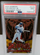 G722 2022 DONRUSS KEN GRIFFEY JR. UNLEASHED #UL20 PSA 9 GOLD 12/99