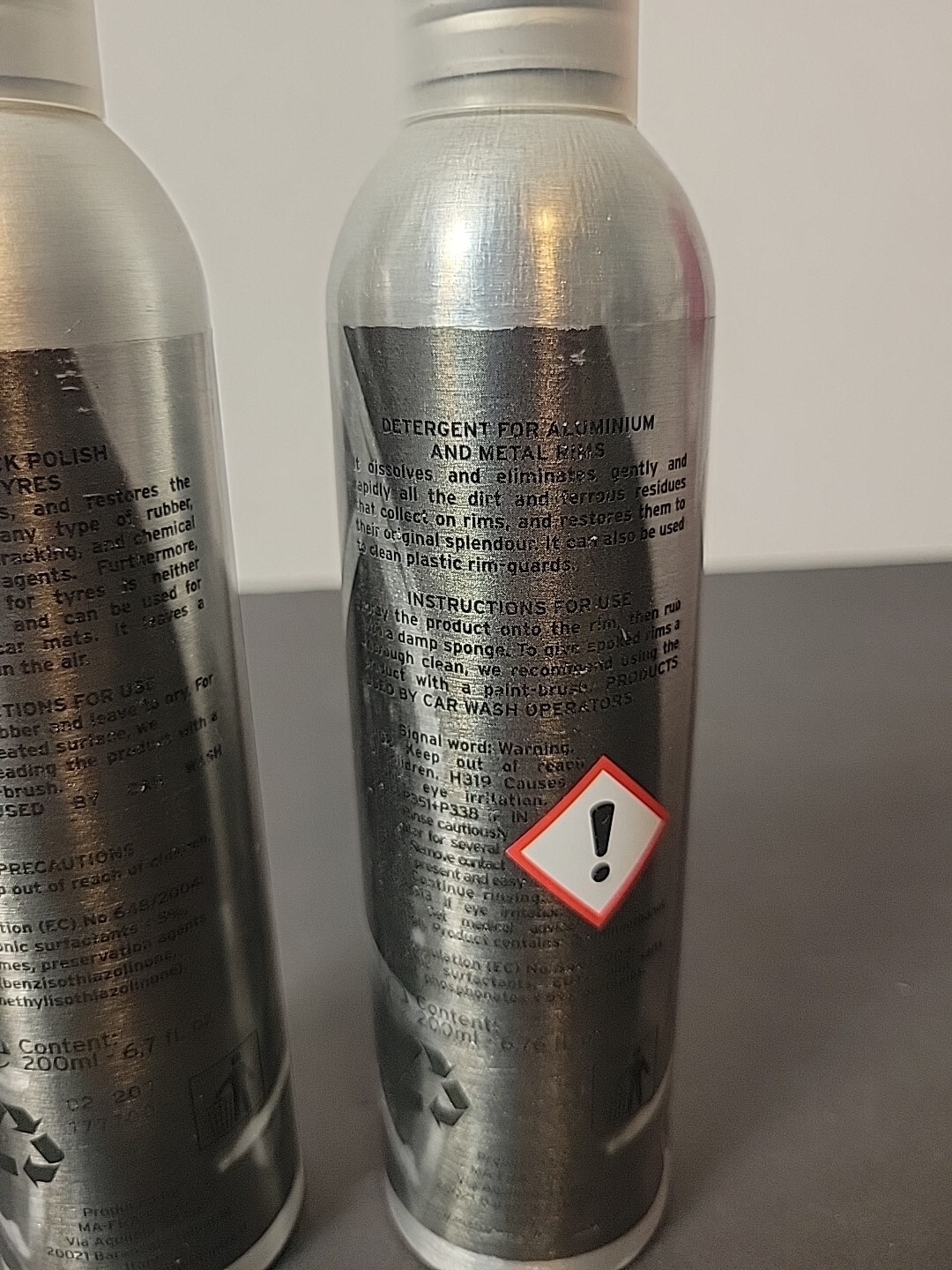lamborghini rim anti crack polish for tyres and detergent for aluminum metal...