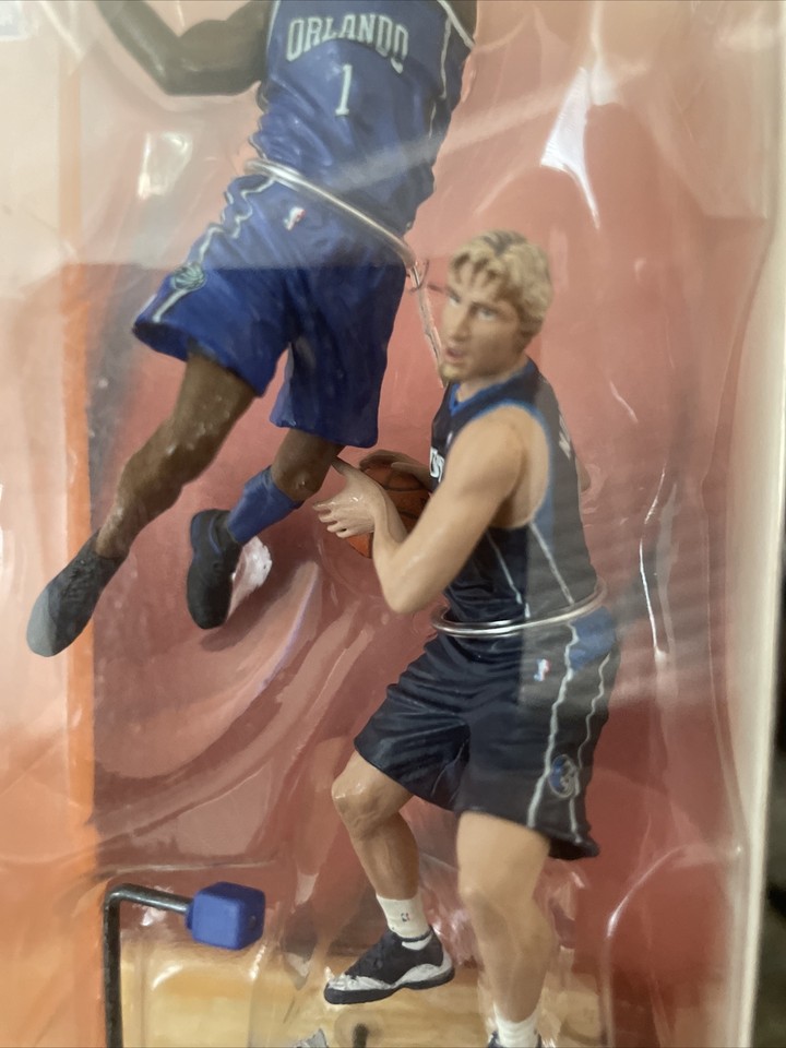 McFarlane NBA Dirk Nowitzki &Tracy McGrady Mini Basketball Figures New