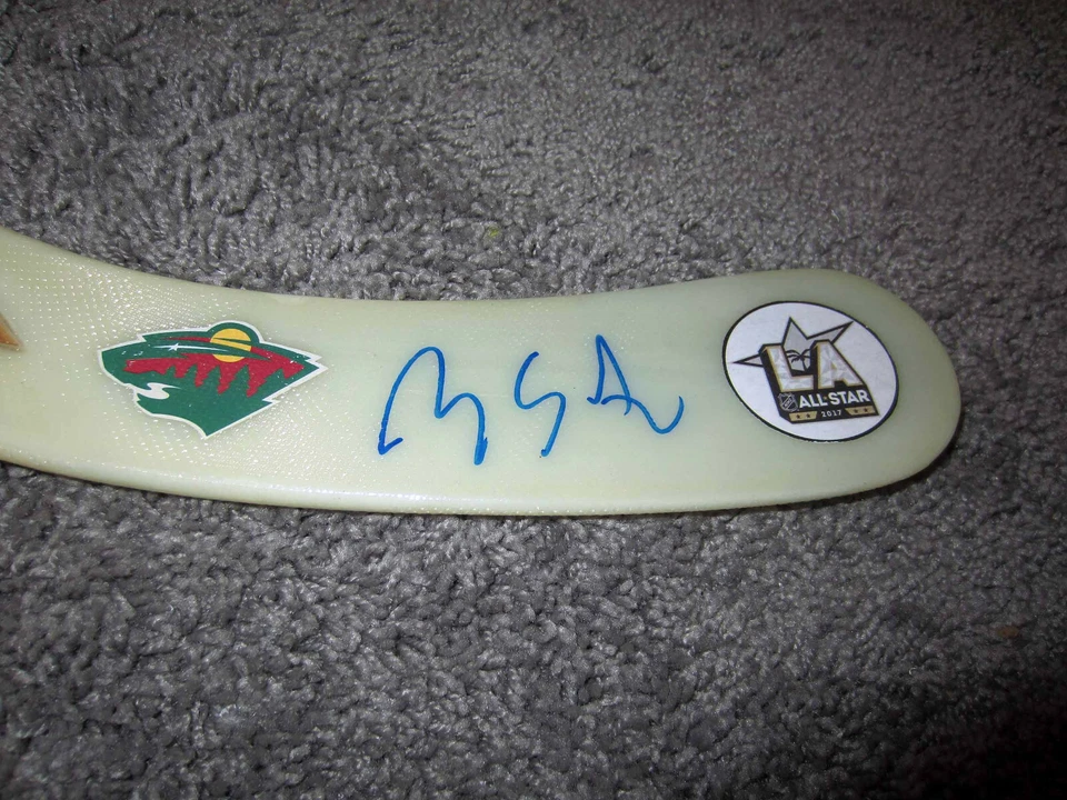Palo de hockey RYAN SUTER Minnesota Wild autografiado firmado con certificado de autenticidad Foto 2 de 2