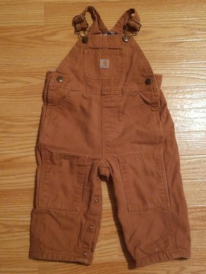 Carhartt Lined Bib Overalls Size 12m 