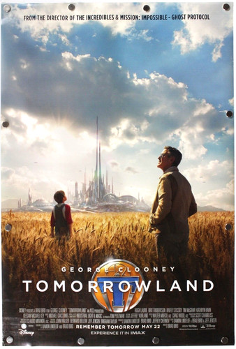 Tomorrowland 2015 Double Sided Original Movie Poster 27"x40"