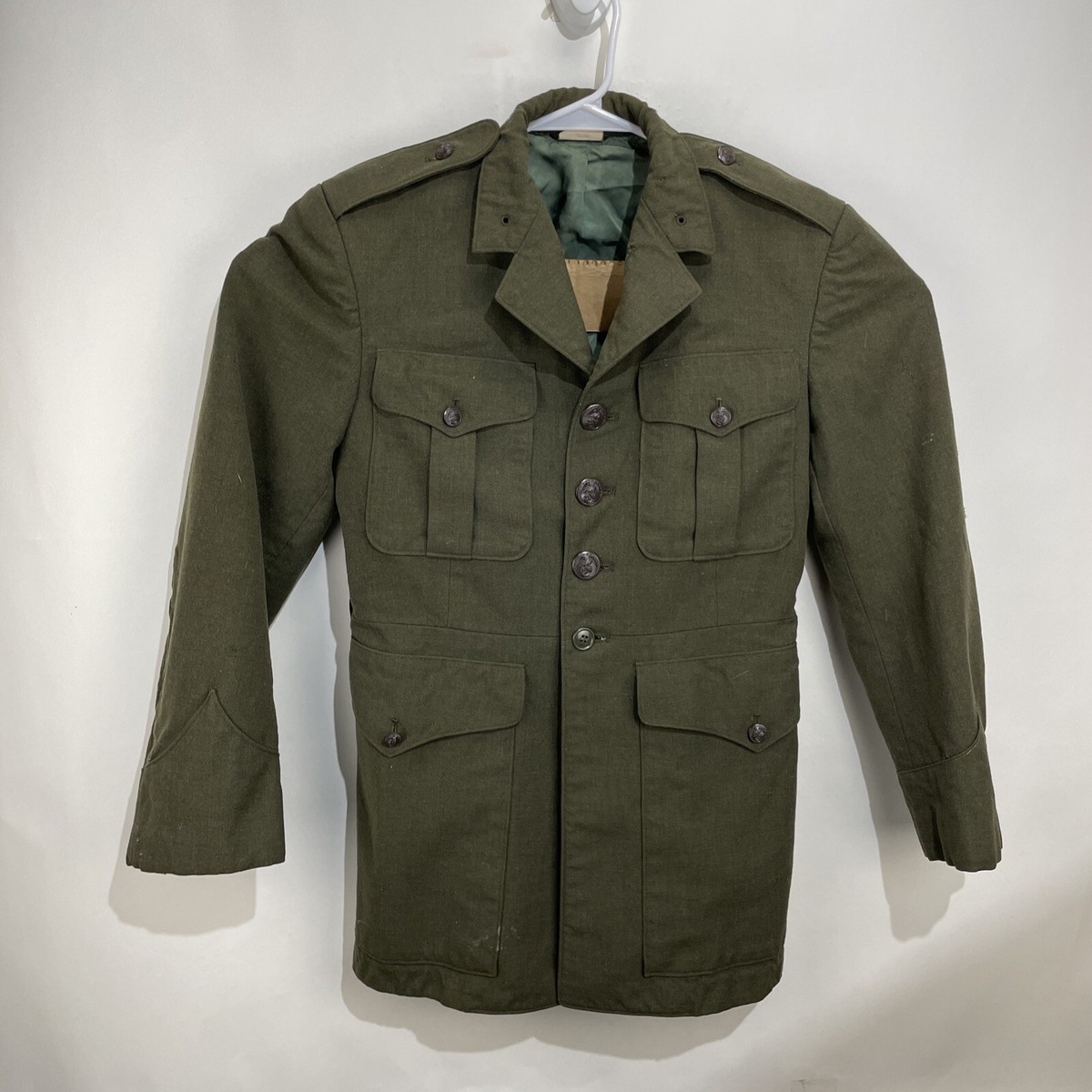 Vietnam US Army Coat Reg 8405-082-2819 Vintage Green 38 Vietnam US Army Coat Reg 8405-082-2819 Vintage Green 38