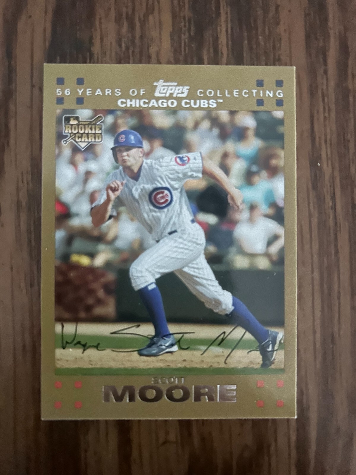 2007 Topps #278 Scott Moore Gold Card