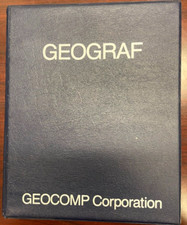 Legacy GEOGRAF Personal Edition, GEOCOMP Ver 4 Microsoft QuickBASIC, 2 Disks