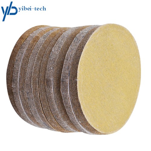 100Piece 5Inch NO-Hole Sanding Disc Flocking Sandpaper Hook Loop Grit 60-320 New - Picture 6 of 16
