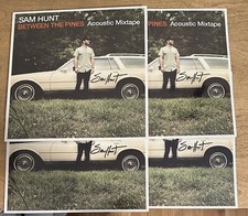 SAM HUNT SIGNED BETWEEN THE PINES (ACOUSTIC MIXTAPE) GREEN 2LP VINYL AUTOGRAPHED