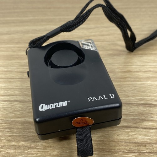 Quorum PAAL 2 Personal Security Alarm Clip Battery & Pull Pin w/Flash Black NEW - 第 7/17 張圖片