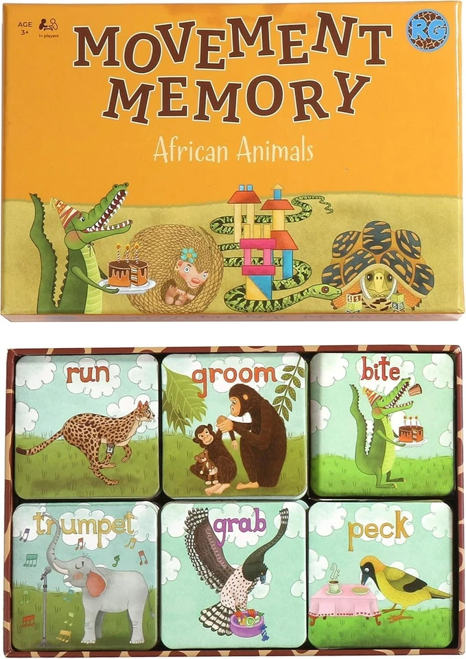 Movement Memory Game for Toddlers 2-4 Years – Educational Matching Game - Image 2 of 4