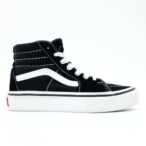 kids black high top vans