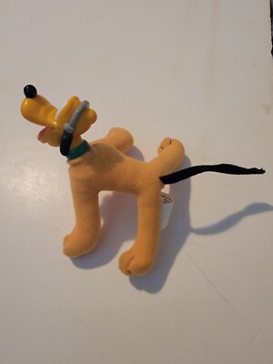 DISNEY'S Pluto 4'' McDonald's Happy Meal Toy Disney's House Mouse Poseable Plush