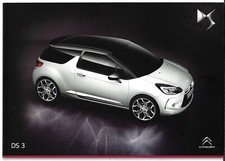 Citroen DS 3 Hatchback 2014-2015 UK Market Brochure DSign, DStyle, DSire, DSport